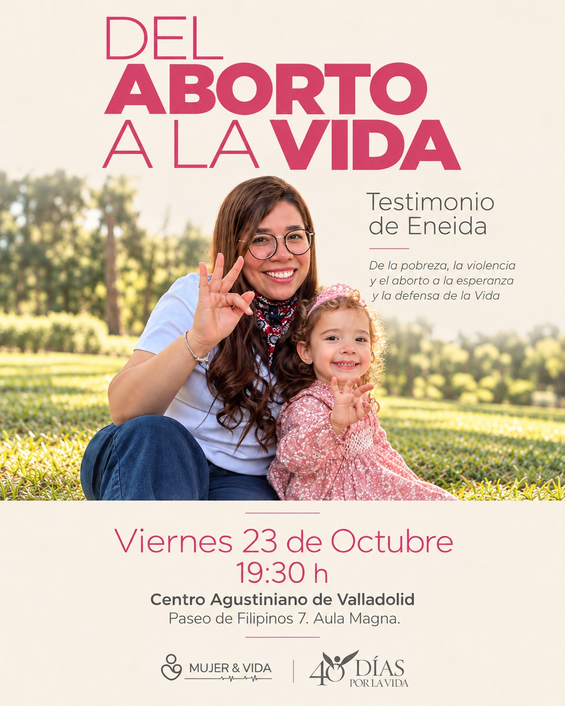 Testimonio de Eneida: del aborto y la violencia a la defensa de la vida