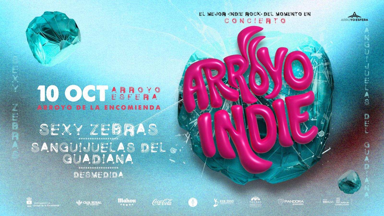 Arroyo Indie: Sexy Zebras, Sanguijuelas del Guadiana y Desmedida
