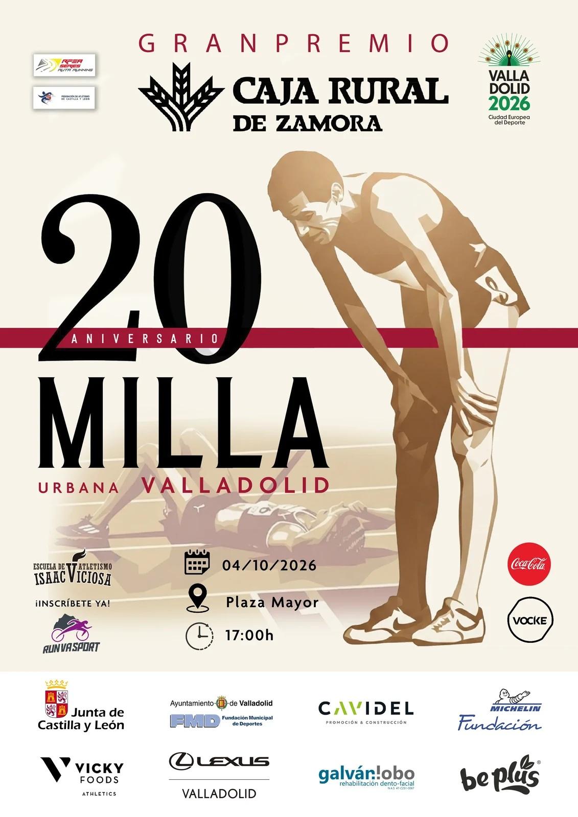 XX MILLA URBANA DE VALLADOLID. PREMIO CAJA RURAL DE ZAMORA
